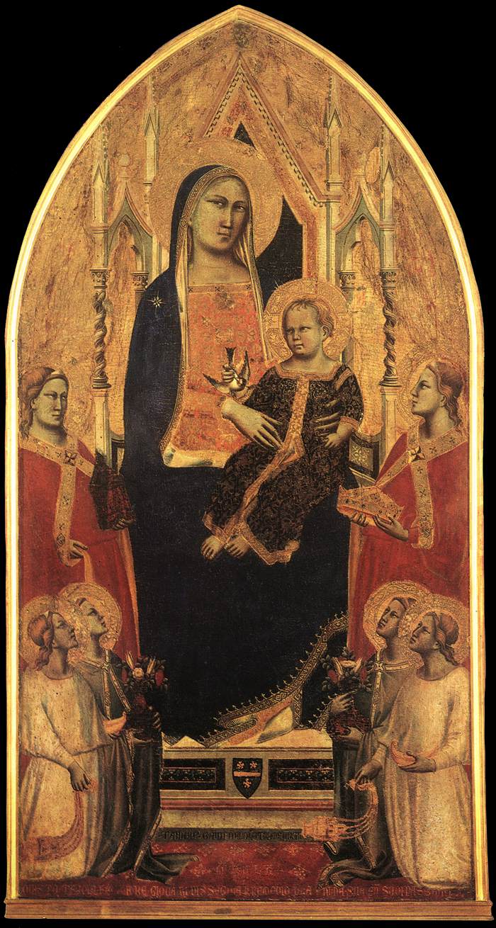 Madonna and Child Enthroned with Angels and Saints sd